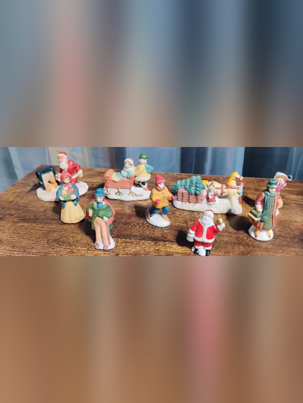 Vintage Model Christmas Village Accessories